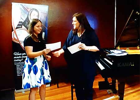 Issabella Petrie awarded for her composition