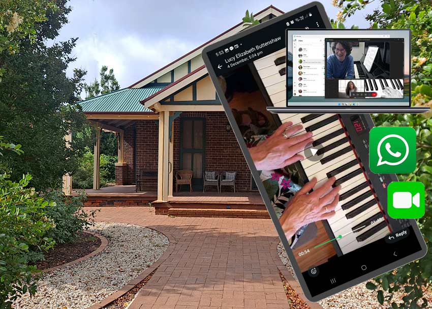 Online piano with Lucy Buttenshaw via Skype